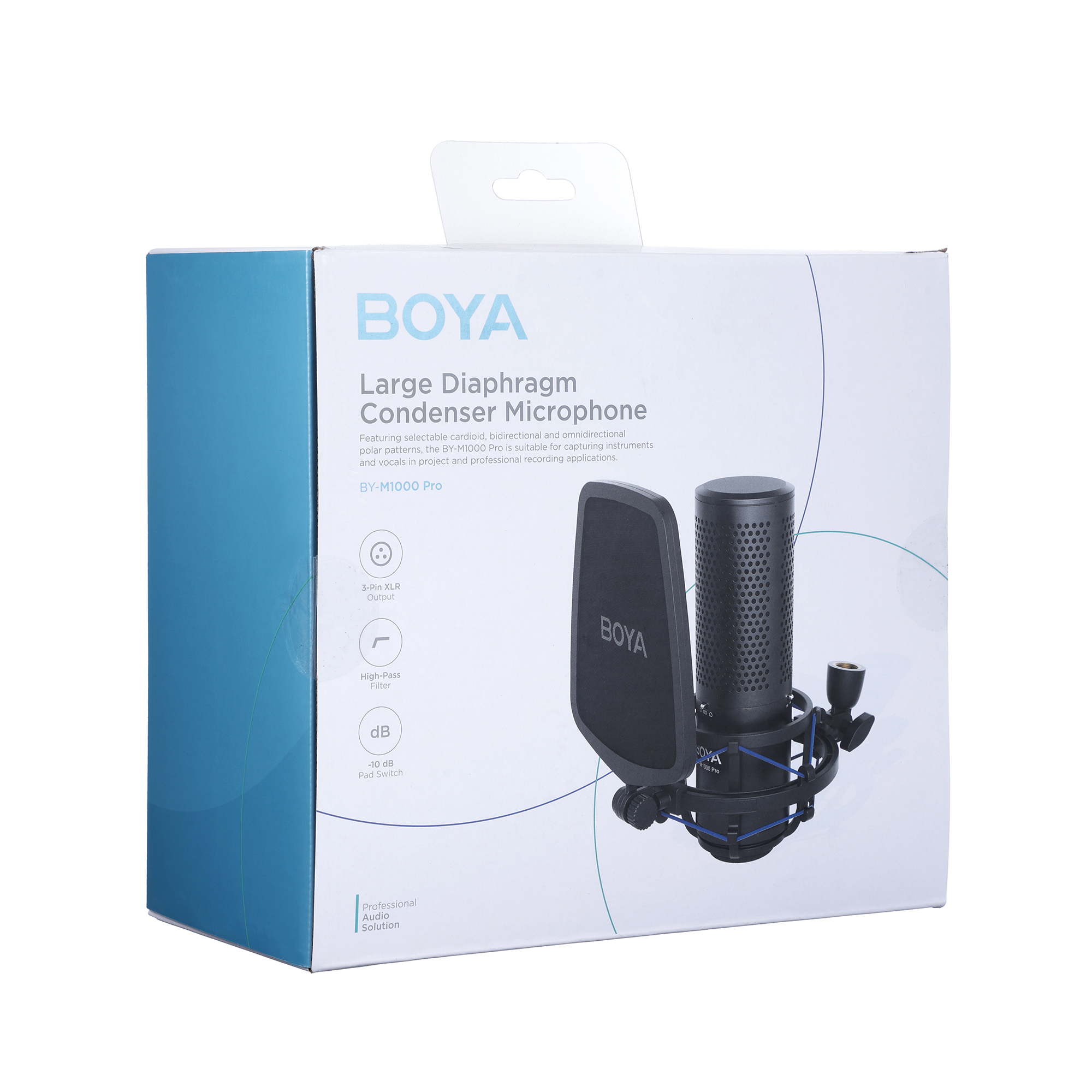BOYA BY-M1000 Pro Large-Diaphragm Condenser Microphone