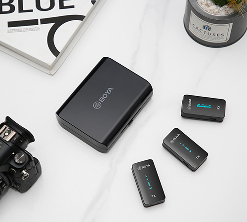 Boya BY-XM6-K2 2.4GHz Ultra-compact Wireless Microphone System Kit