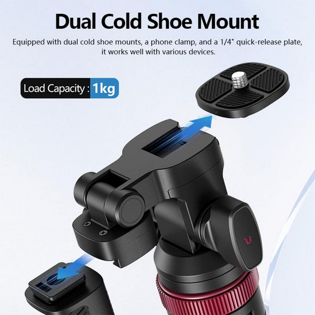 Ulanzi Quick-Release Tripod with Cold Shoe Mount MT-78