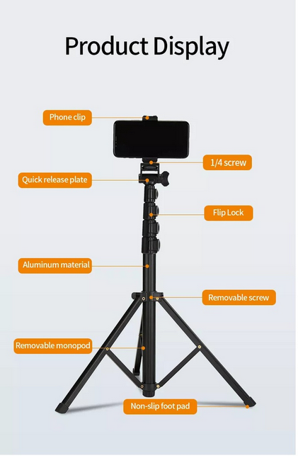 Jmary MT-39 2 in 1 Portable Tripod & Selfie Stick
