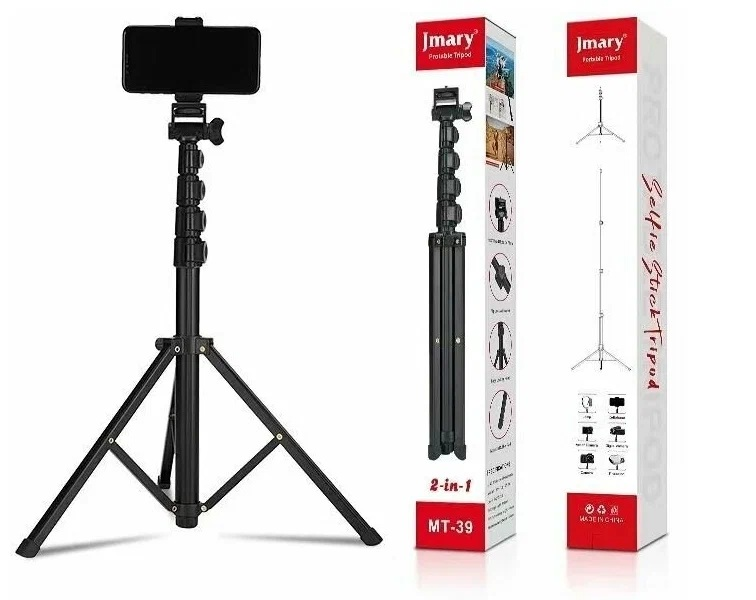 Jmary MT-39 2 in 1 Portable Tripod & Selfie Stick