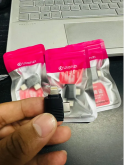 OTG Converter for Ulanzi A100 Microphone – Lightning to Type-C Adapter for iPhone