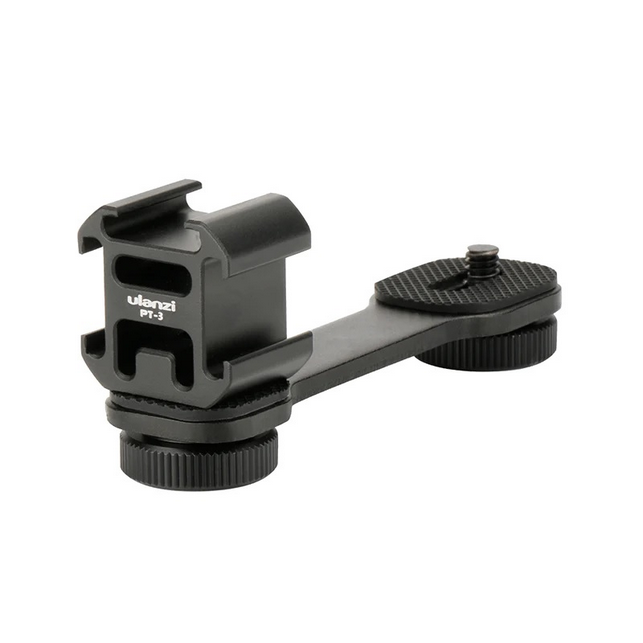Ulanzi PT-3 Triple Cold Shoe Gimbal Microphone Mount