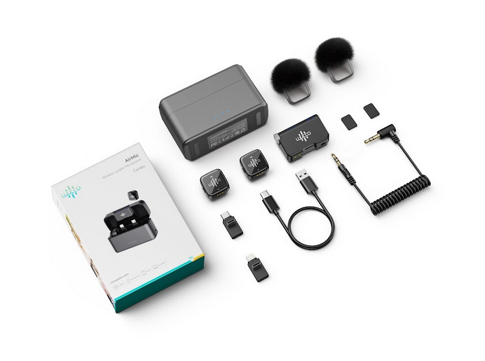 Luucco Airmic Wireless Lavalier Microphone – Clear Audio for Video & Streaming