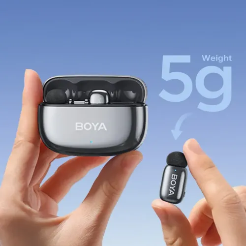 BOYA Mini 2-05 AI Noise Cancellation Super Mini Wireless Microphone