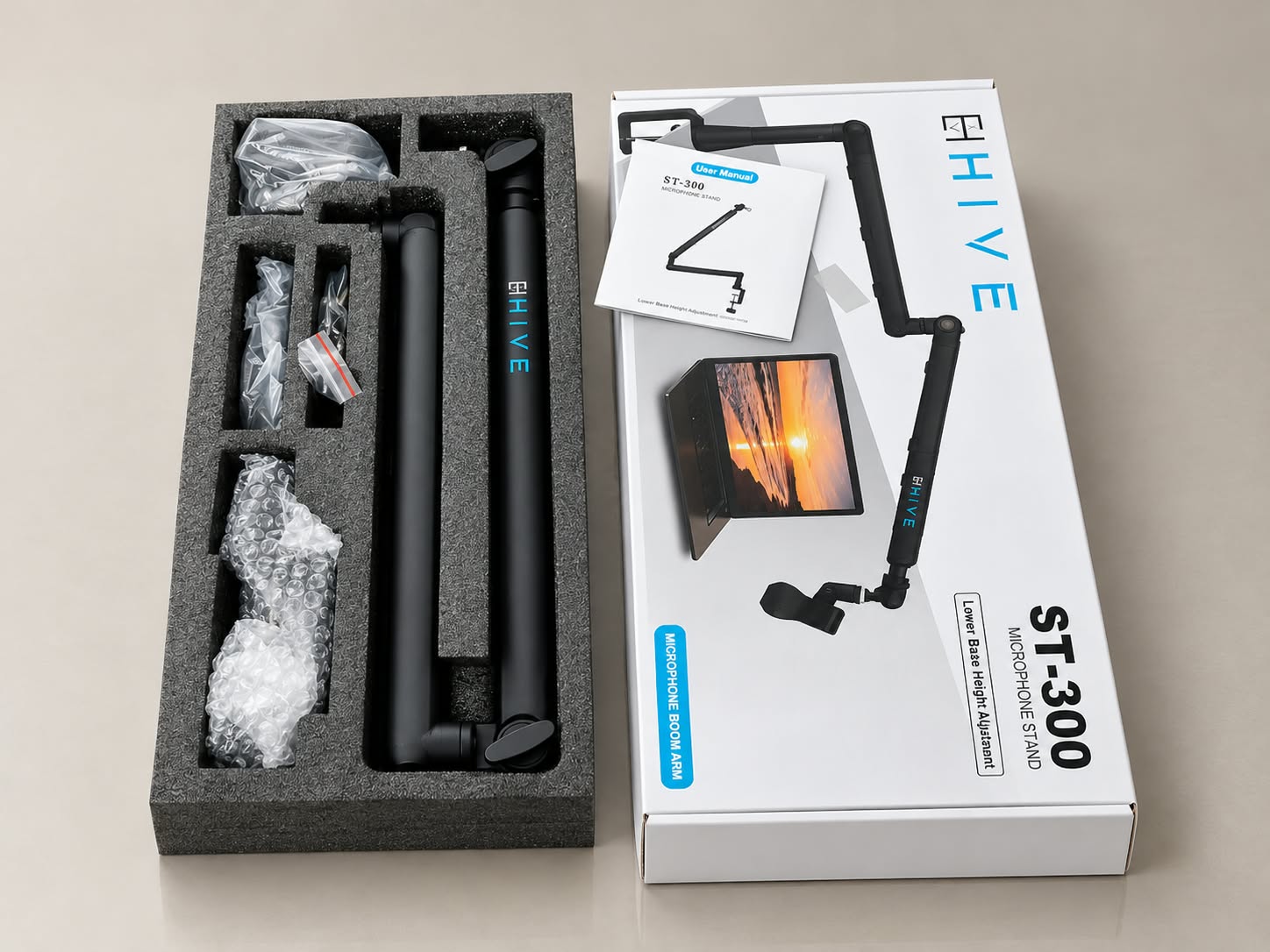 HIVE ST-300 Aluminum Live Streaming Microphone Stand