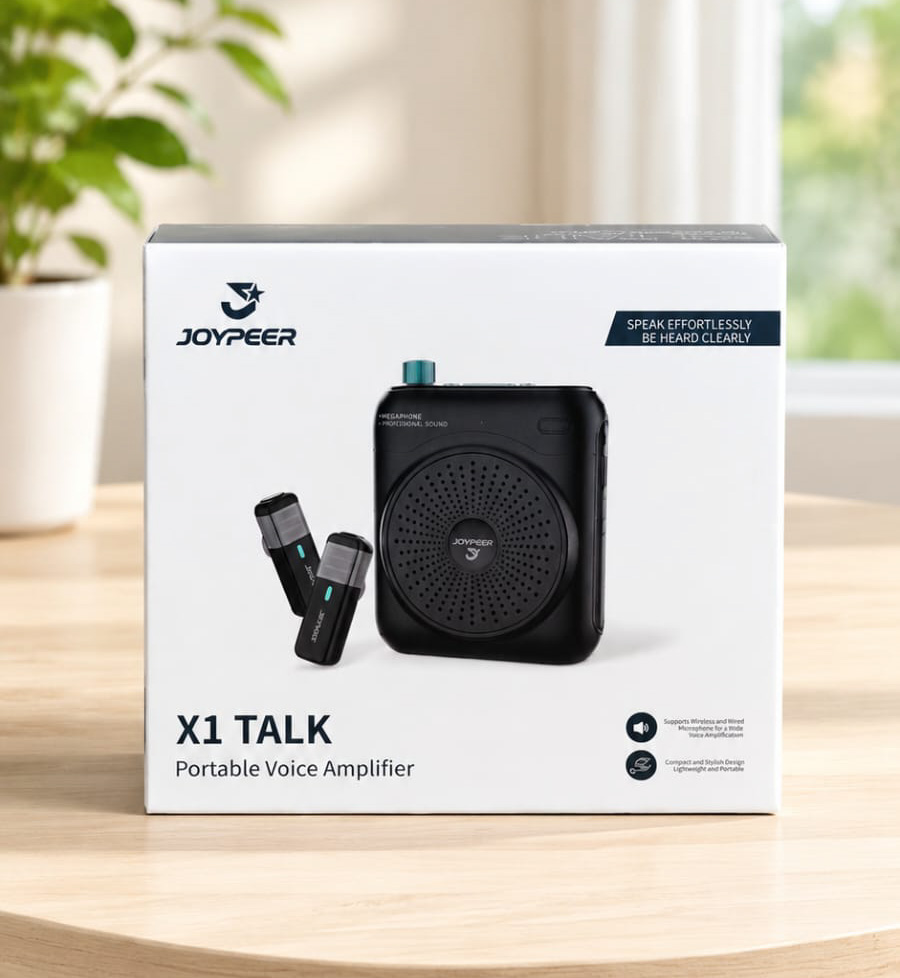 Joypeer X1 Talk Voice Amplifier with Wireless Microphone for Teachers & Tour Guides