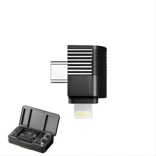 OTG Converter for Ulanzi A100 Microphone – Lightning to Type-C Adapter for iPhone