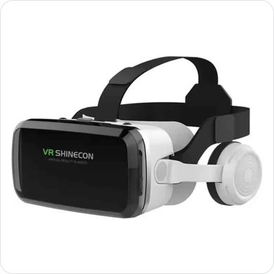 VR SHINECON SC-G04BS Virtual Reality VR Headset 3D Glasses with Earphone