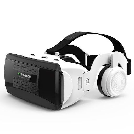 VR SHINECON SC-G06EB Virtual Reality VR Headset 3D Glasses with Earphone