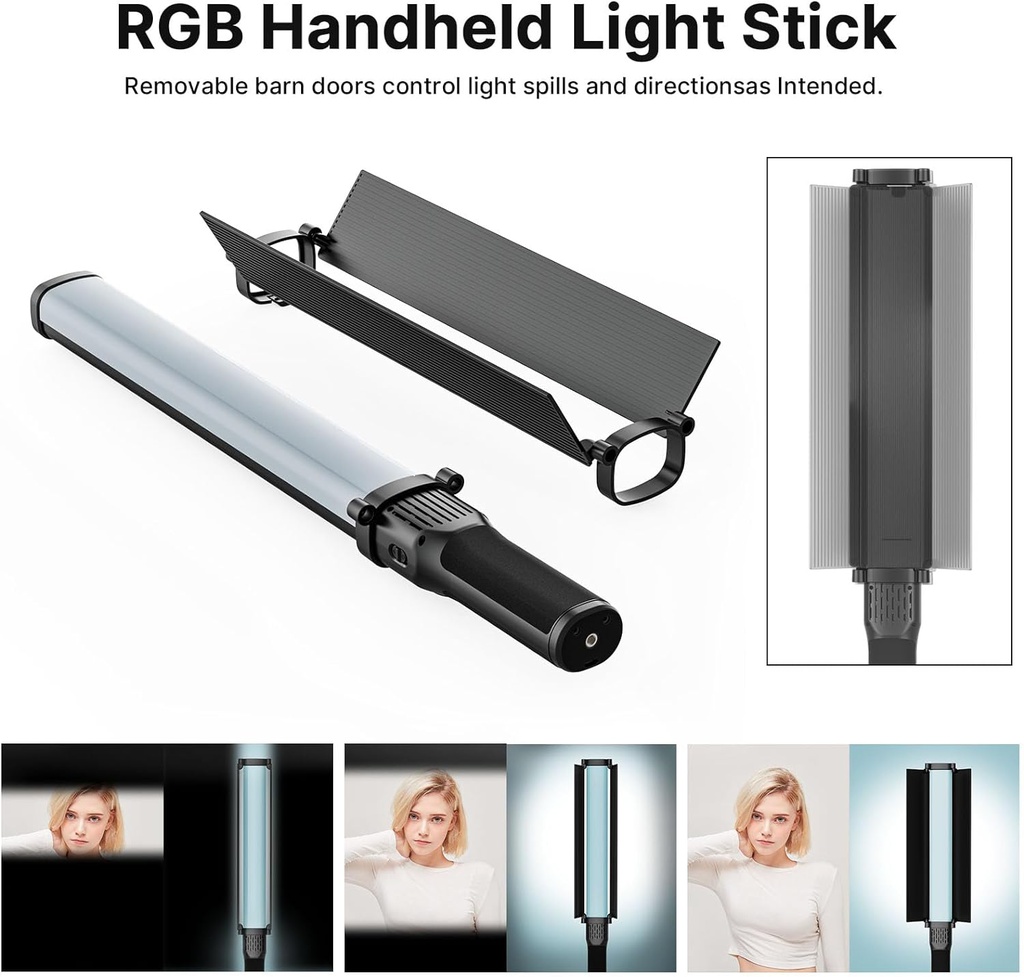 Ulanzi VL360 RGB LED Light with 20 Preset Scenes 3400mAh Battery