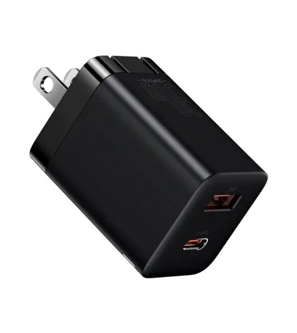 Baseus Super Si Pro Quick Charger Type C+USB 30W CN Adapter