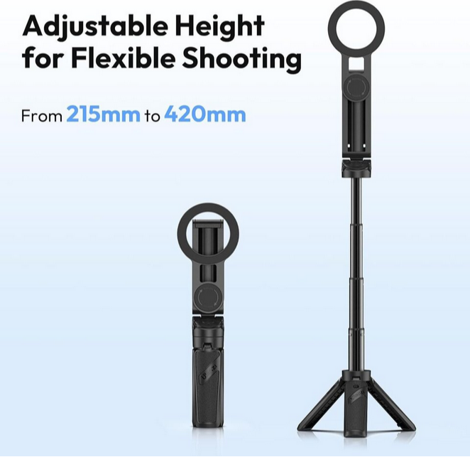 Ulanzi MA09 Bluetooth Remote Control Selfie Stick For GoPro Or Smartphone M013GBB1