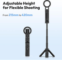 Ulanzi MA09 Bluetooth Remote Control Selfie Stick For GoPro Or Smartphone M013GBB1