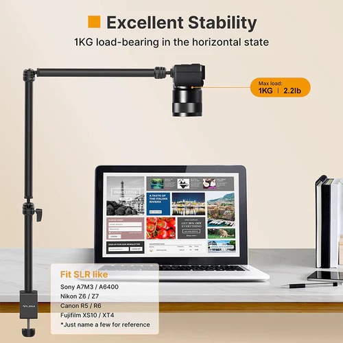 VIJIM LS08 Flexible Overhead Camera Mount Desk Stand