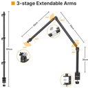 VIJIM LS08 Flexible Overhead Camera Mount Desk Stand