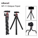 Ulanzi MT-11 Octopus Flexible Tripod For Phone SLR DSLR Gopro Camera Tripod Extend 1/4'' Screw With Ballhead ColdShoe Phone Clip