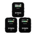 SYNCO G2 A1/A2 Condenser Microphone System Wireless Mic Lavalier for Smartphone DSLR Camera Realtime Monitoring 70M Transmission