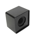 Microphone Logo Flag Box Square Shape-Black