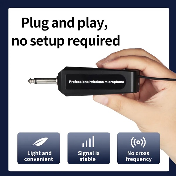 Professional Rechargeable UHF Wireless Handheld Microphone