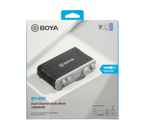 Boya BY-AM1 Dual-Channel Audio Mixer