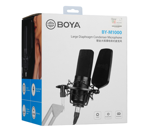 Boya BY-M1000 Large Diaphragm Condenser Microphone