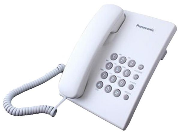 Panasonic KX-TS500MX Telephone Set Without Display (White)