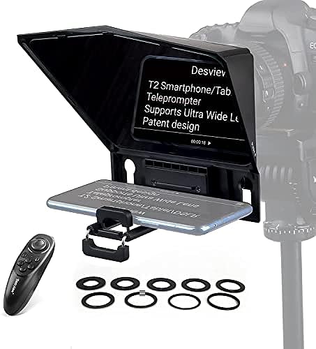 Ulanzi RT02 Universal Teleprompter For Tablets And Smartphones With Remote Control R004GBB1