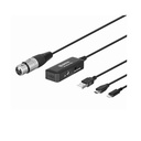 Boya BY-BCA7 PRO XLR to Lightning and USB Connectors Microphone cable