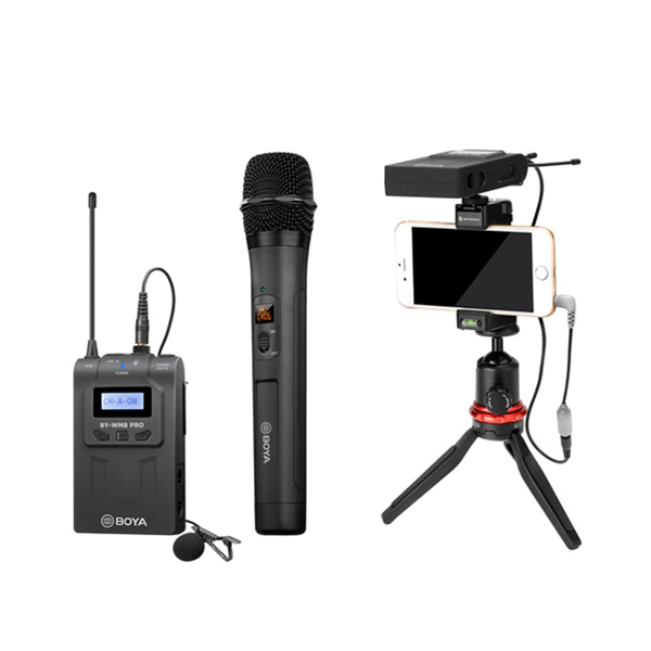 Boya BY-WM8 PRO-K4 UHF Dual-Channel Wireless Microphone System