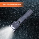 Geepas GFL51078 USB Rechargeable Waterproof LED Flashlight