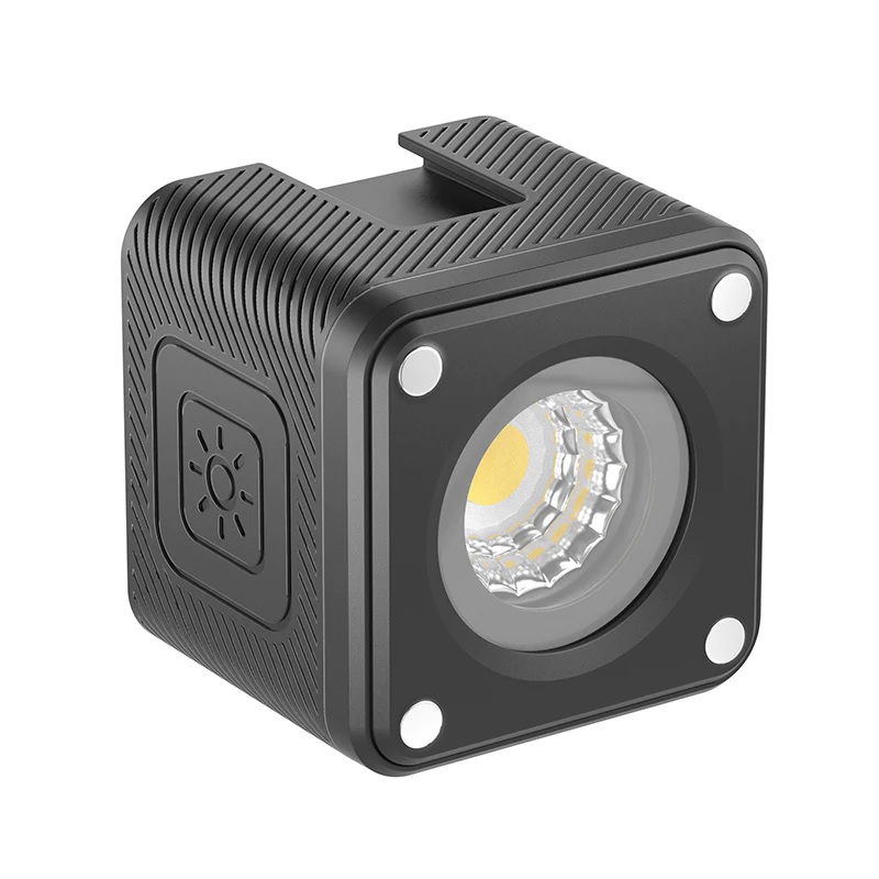 ULANZI L2 Cute Lite Waterproof Mini Cube Lights, LED Camera Light 360° Full Color Portable Photography Video Lighting, 800mAh Rechargeable &amp; Magnetic Designs