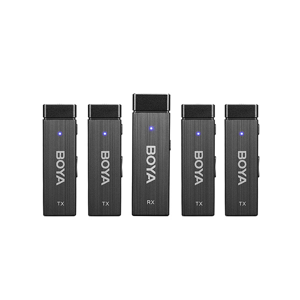 Boya BY-W4 Ultra-Compact Four-Channel 2.4GHz Wireless Microphone System