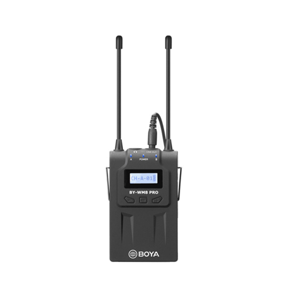 Boya BY-WM8 Pro-K1 UHF Dual-Channel Wireless Microphone System