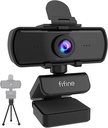 Fifine K420 Webcam 1440P, 2K Web Camera With Privacy Cover &amp; Tripod For Laptop Desktop, Plug &amp; Play