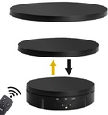 3 in 1 360 Degree Rotation Photography Turntable Display Stand(Black)