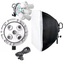 Godox TL-5 5in1 Bulb Head Multi-Holder Tricolor Light+softbox 60*60cm Camera Photography Lighting