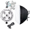 Godox TL-5 5in1 Bulb Head Multi-Holder Tricolor Light+softbox 60*60cm Camera Photography Lighting (without stand)