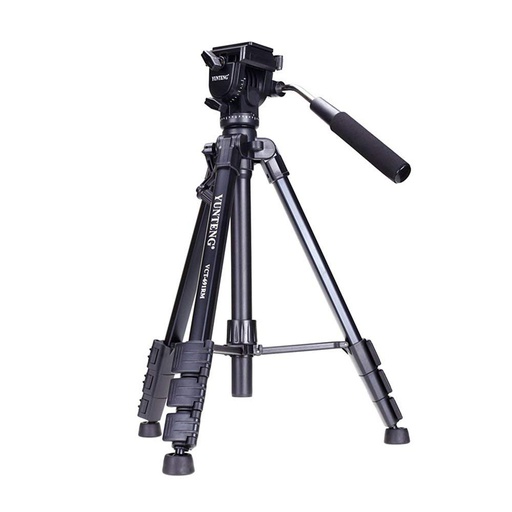 [VCT691] YUNTENG VCT-691 Professional Portable Aluminum Video Tripod 4-Section Camera Tripod