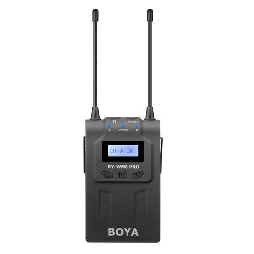 [BY-RX8 Pro] Boya RX8-Pro Dual-Channel Wireless Bodypack Receiver