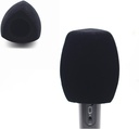 Premium Quality Dynamic Mic Foam Filter Triangle Shape Black