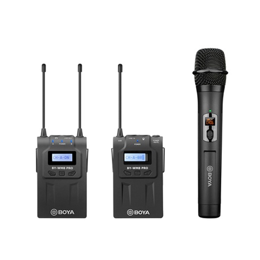 [BY-WM8 PRO-K4] Boya BY-WM8 PRO-K4 UHF Dual-Channel Wireless Microphone System