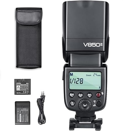 Godox V850II GN60 2.4G 1/8000s High-Speed Sync Camera Flash