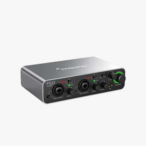 [PS22] Maono PS22 Audio Interface for Recording, Music Production, Guitar