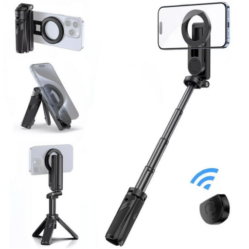 [JJ03] Ulanzi JJ03 Magnetic Phone Tripod 3-in-1 Selfie Stick Handle Grip Remote Control