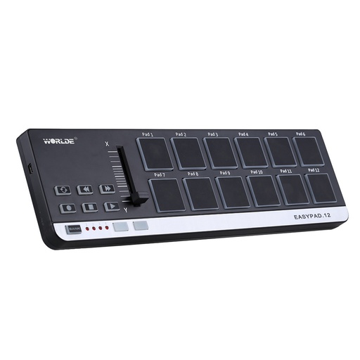 [EasyPad.12] Worlde EasyPad.12 Portable Mini USB 12 Drum Pad MIDI Controller